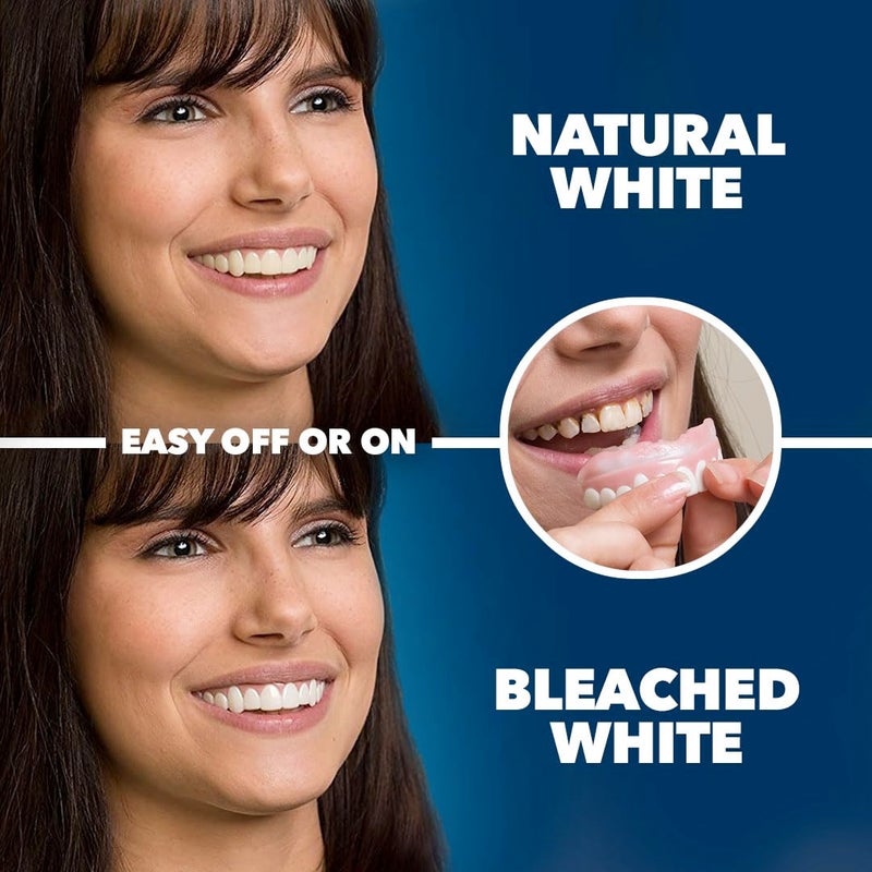 Imako Premium Cosmetic Uppers - 2 Pack - Large  Natural White - DIY Smile Makeover - Made in USA - Image 2